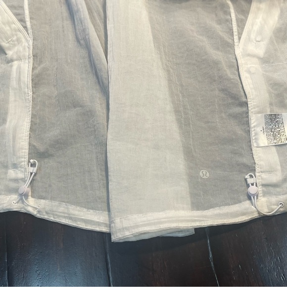 Lululemon White Clear Intention Mesh Jacket - Picture 6 of 11